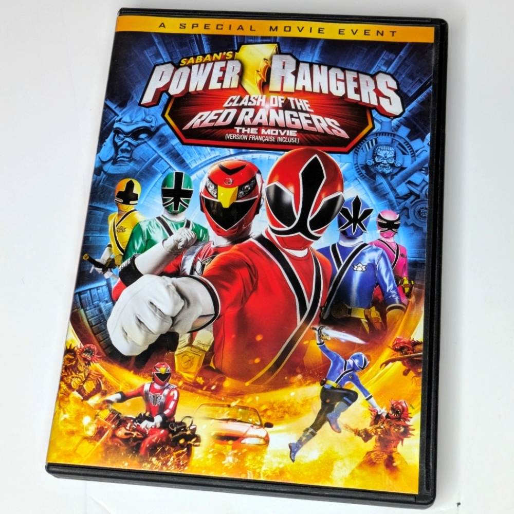 Saban's Power Ranger: Clash of the Red Rangers - The Movie DVD (2013)  VG